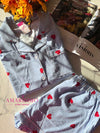 PIJAMA BOTONES SHORT AMARISIMO