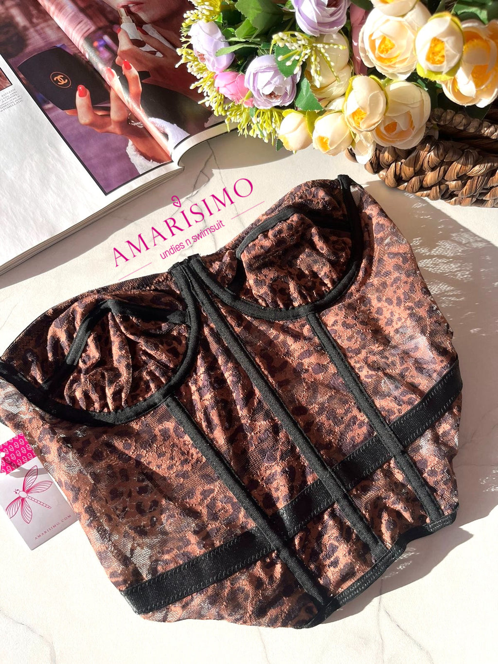 CORSET ANIMAL PRINT