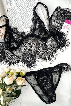 SET MESH ENCAJE AMARISIMO