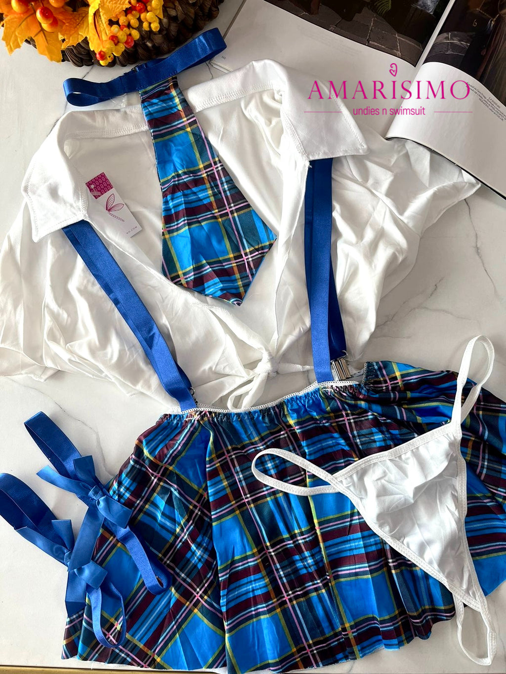 DISFRAZ COLEGIALA TIRANTES AMARISIMO
