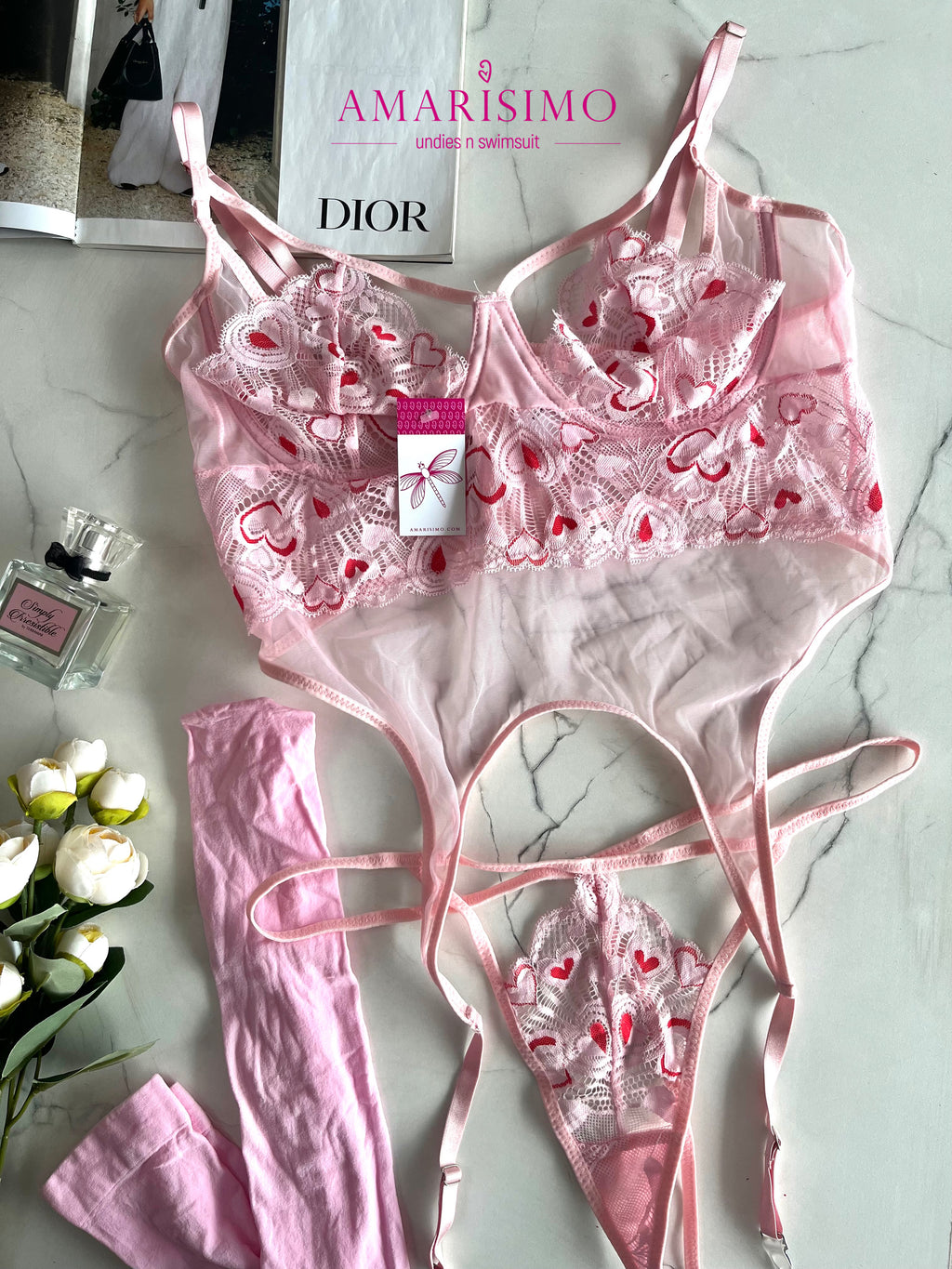 SET BUSTIER ALICIA AMARISIMO
