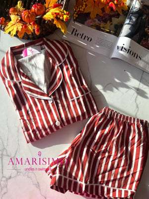PIJAMA BOTONES SHORT AMARISIMO