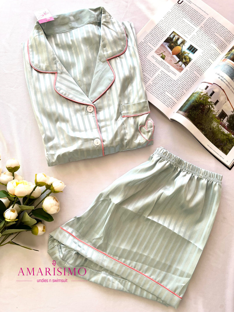PIJAMA BOTONES SHORT AMARISIMO