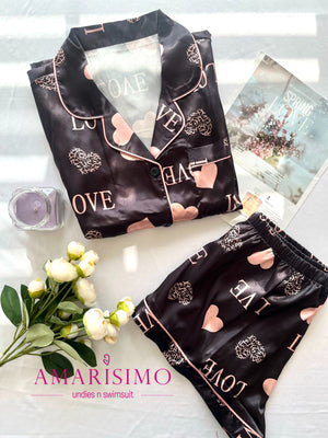 PIJAMA BOTONES SHORT AMARISIMO